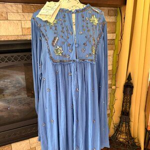 NWT Free People Bali Golden Sun Dress XL